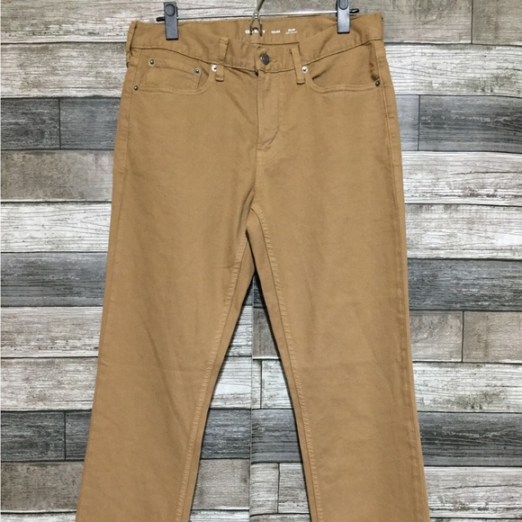 Old Navy Slim Jeans Men’s 32x34 Brown Tan Built In Flex Denim - Picture 5 of 9